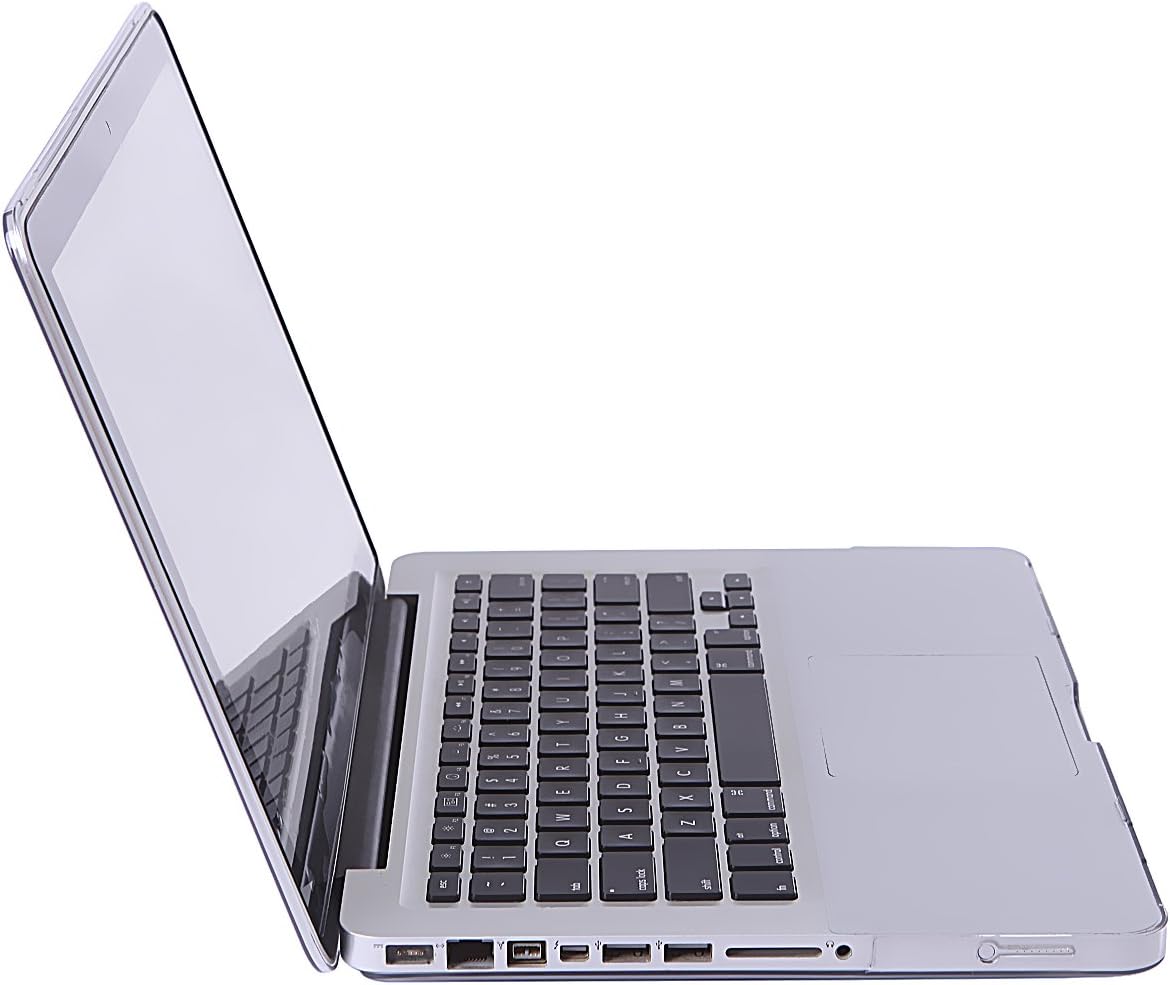 HDE Clear MacBook Pro (Non Retina) 13 inch Case - Protective See Thru Cover Transparent Plastic Hard Shell for Apple Mac Pro 13" with CD-ROM Model A1278 (Crystal Clear)