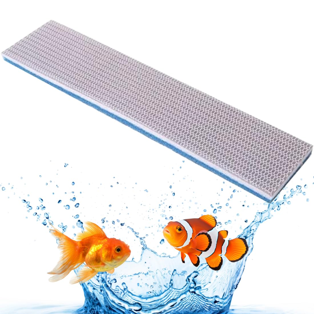 8D Aquarium Filter Sponge | 11 * 50 cm Reusable Filter Sponge for Aquarium Fish Tank and Koi Pond | Durable high Density Sponge (Pack of 1)