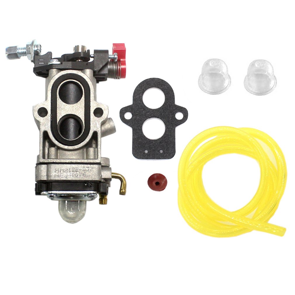 AISEN Carburettor for Kawasaki TJ45 TJ45E TJ045E KBH45A KBH45B KBL45A KBL45B 15004-2060 Trimmers Strimmers Brush Cutters Carburetor Fuel Line Primer Bulb Gasket Kit