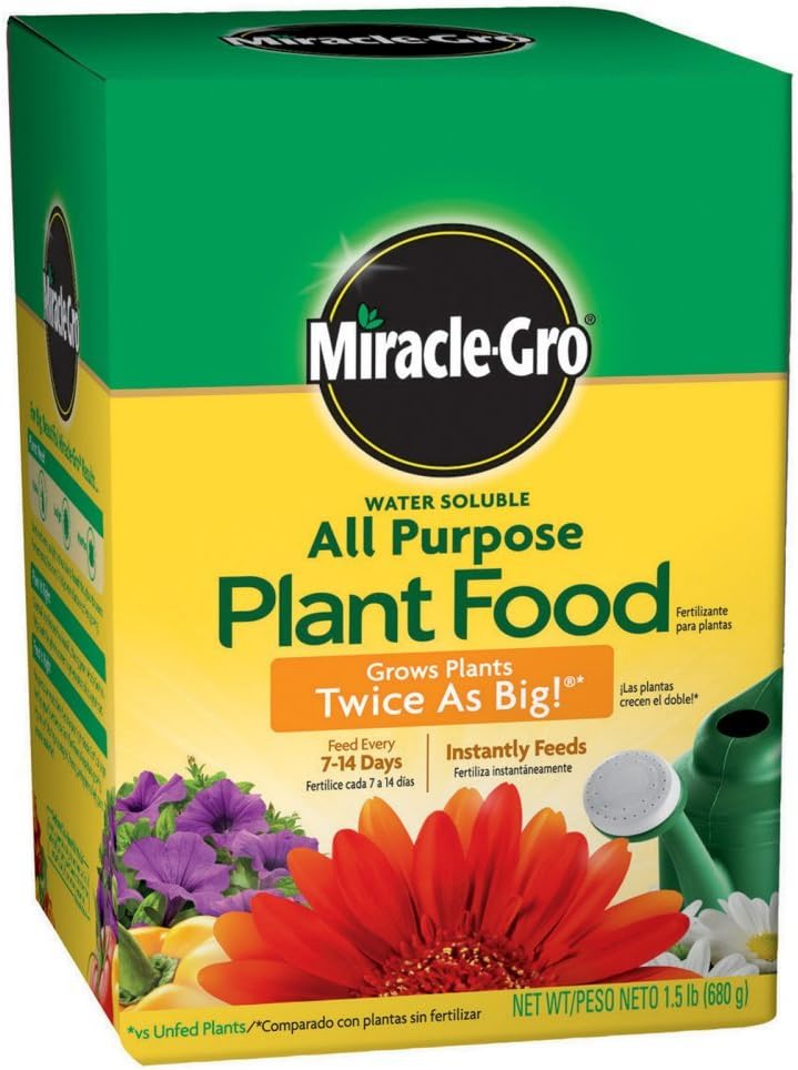 Miracle-Gro 1.5 lb. Water Soluble All Purpose Plant Food