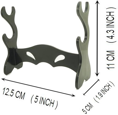 Miniatura 3 de Soporte de exhibición de dos nivelessoporte acrílico para Harry Potter Dumbledore Hermoine Magic Wand Collection Weasley Twinsespada samurai (no