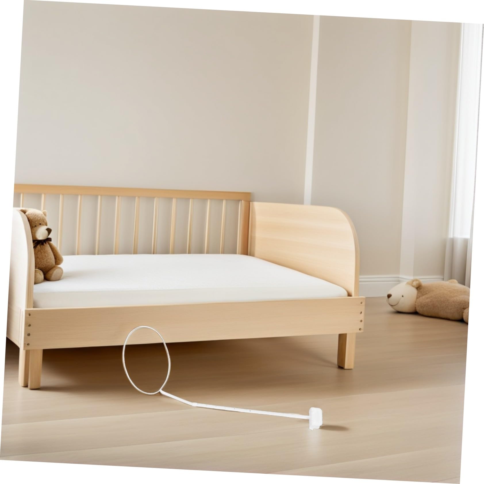 PLAFOPE Supporto per Baldacchino Facile da Montare Resistente alla Ruggine Culla in Acciaio Inossidabile Bianco Supporto Rete Letto per Letto Ragazzo Ragazza