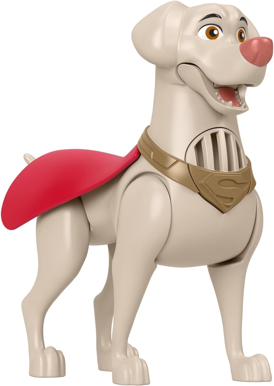 DC League of Super-Pets Talking Krypto figure poseable 6-inch toy dog with phrases and sounds for preschool pretend play ages 3 and up