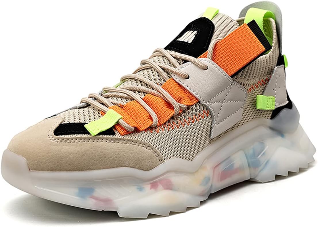 GSIGUL Mens Fashion Sneakers Running Shoes Sports Athletic Tennis Walking Shoes Workout Casual Shoes