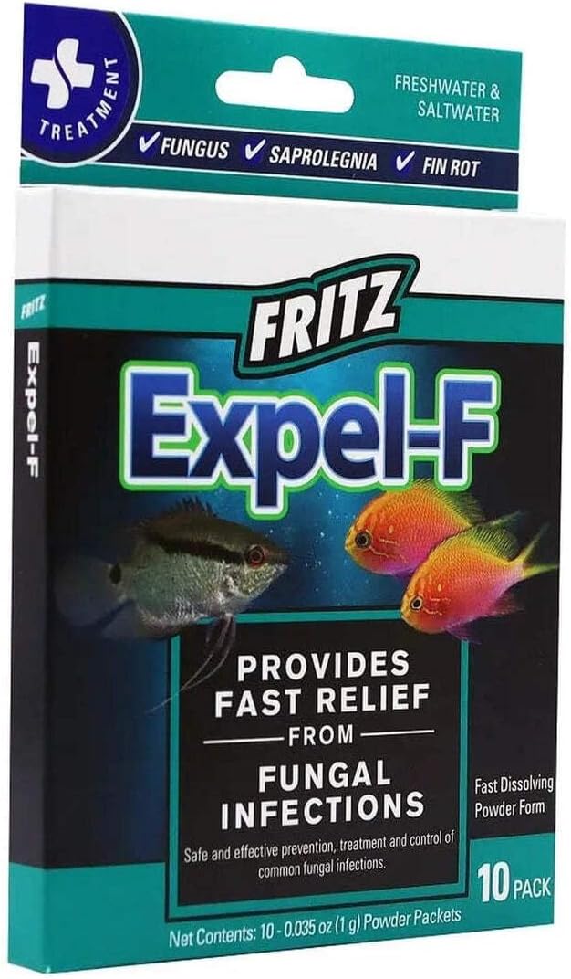 Fritz Aquatics Expel-F - Treatment for Fresh and Saltwater Aquariums (20 ct)