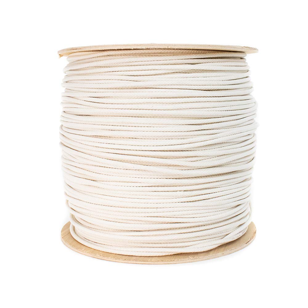 West Coast Paracord Corde En Coton Tressé Diamant – Cordon Naturel Tout Usage – Durable Et Léger (15,2 M, 0,6 Cm