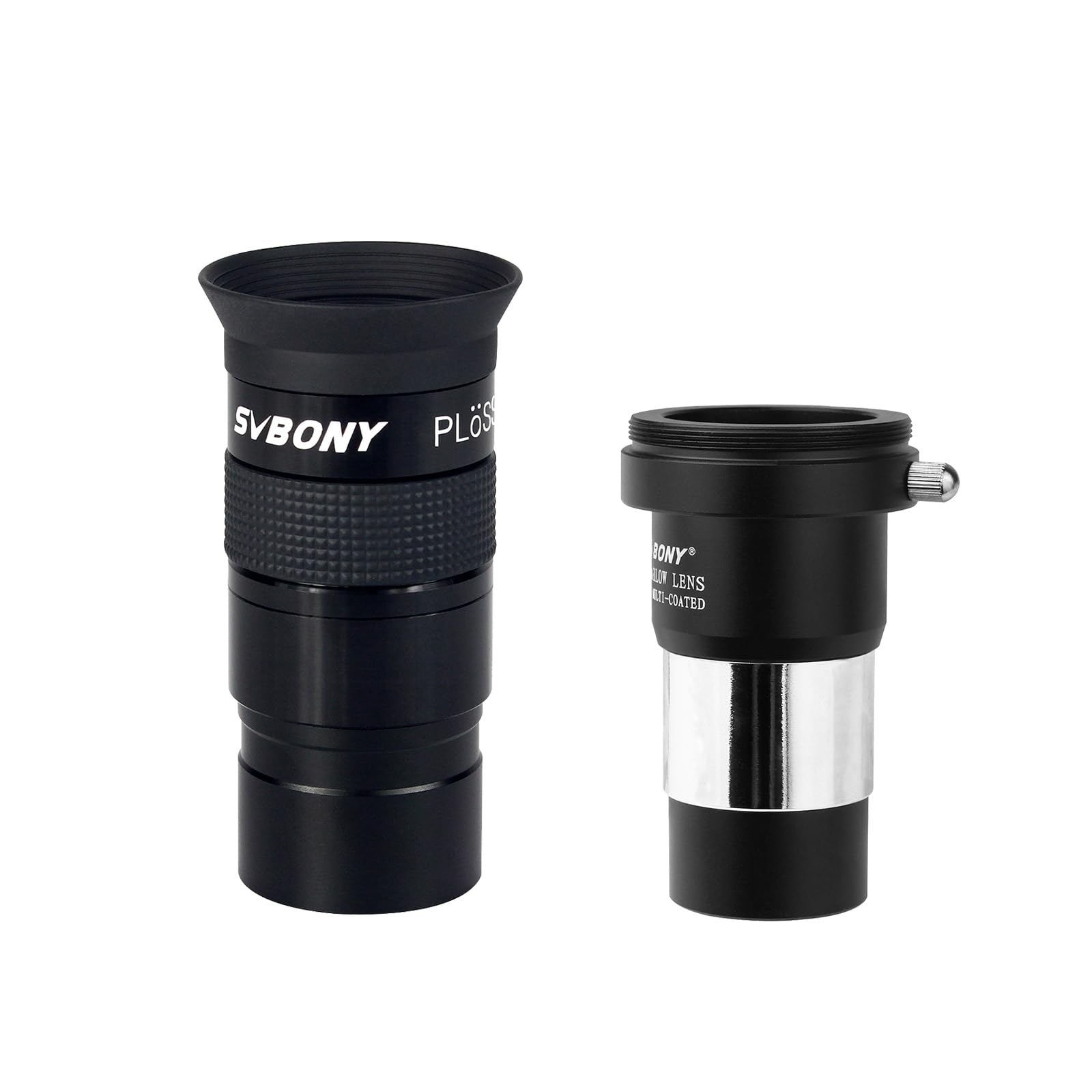Svbony Oculaire de télescope 40 mm, oculaire Plossl 40 degrés FMC avec filtre et lentille de Barlow 2 x filetage pour l'observation planétaire de la lune