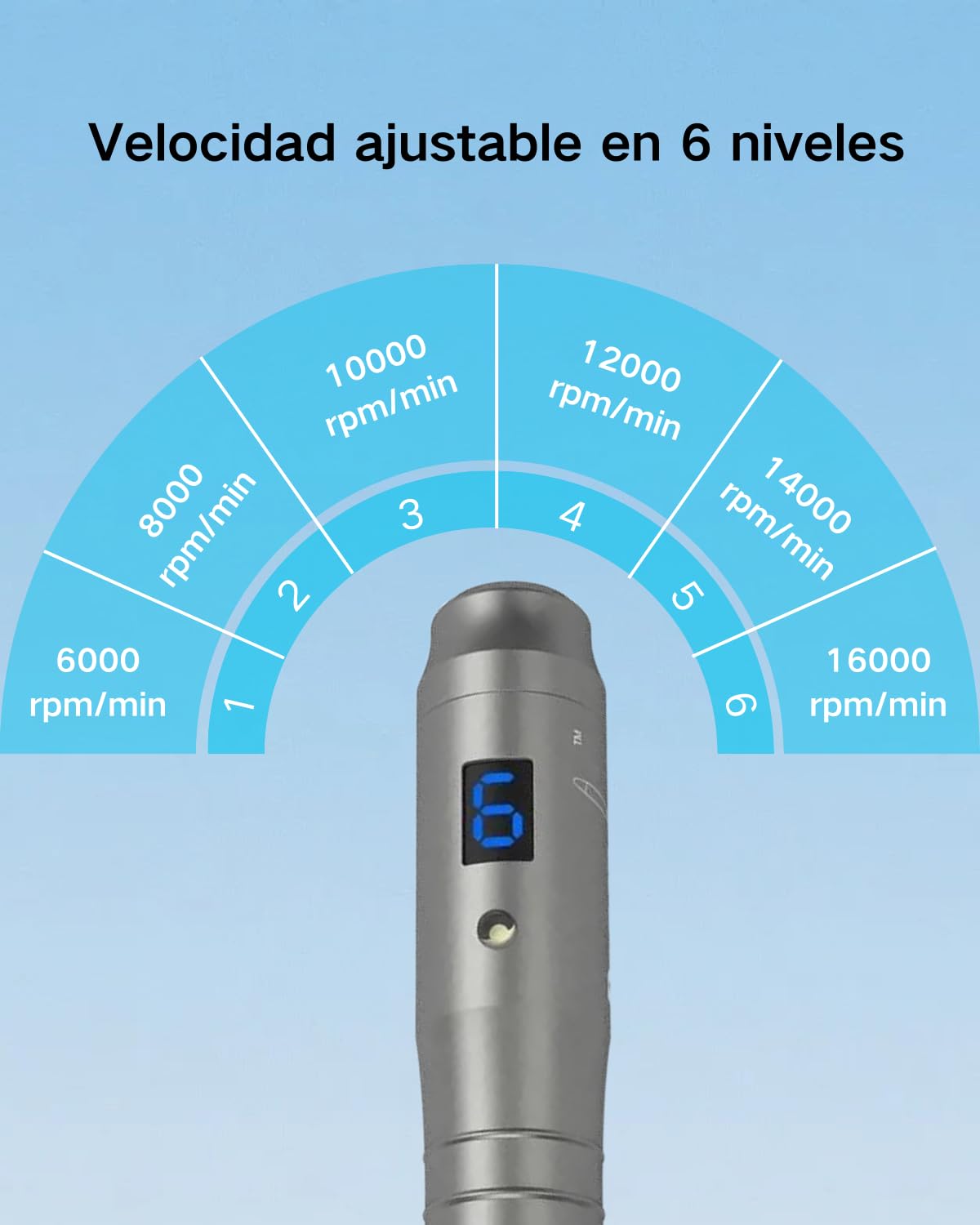 Dr.Pen Ultima M8 Microneedling Pen, Eléctrica Microneedling Pen, Uso con Cable o Inalámbrico, con 10 Cartuchos