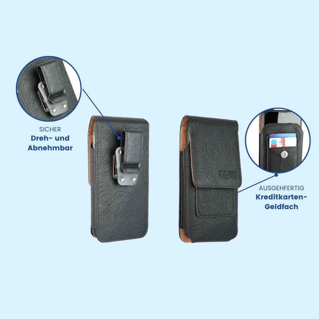 CASEROXX SAC D'EXTÉRIEUR Pour Huawei Enjoy 7s En Bleu Fait De Cuir Veritable EUR 13,99 - PicClick FR