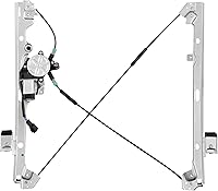 XIMAKA Front Passenger Power Window Regulator with Motor (2 Pins) for 2001-2006 Chevy Silverado 1500/3500, GMC Sierra, Avalanche, Yukon - 741-645 OEM Fit