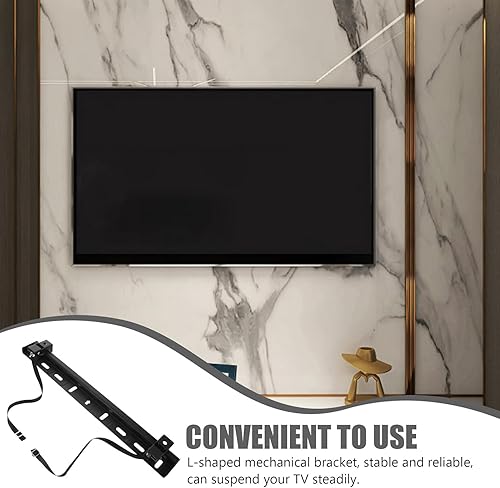Miniatura 4 de Soporte de pared para TV sin pernos sin taladro, para televisores LCD, fácil instalación, montaje en pared, diseño de ahorro de espacio, compatible