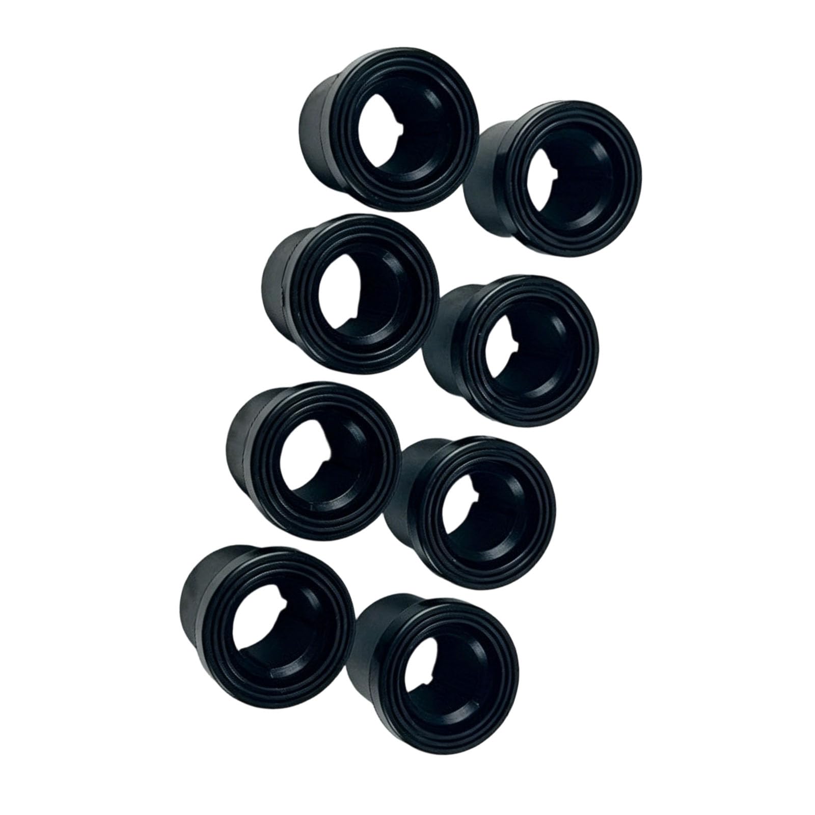 Shurhome 8 Pieces Suspension Set Having Flange Isolators Exact Game For Utvs And Tractors Enhanced Stability Throb Dampening Bushings