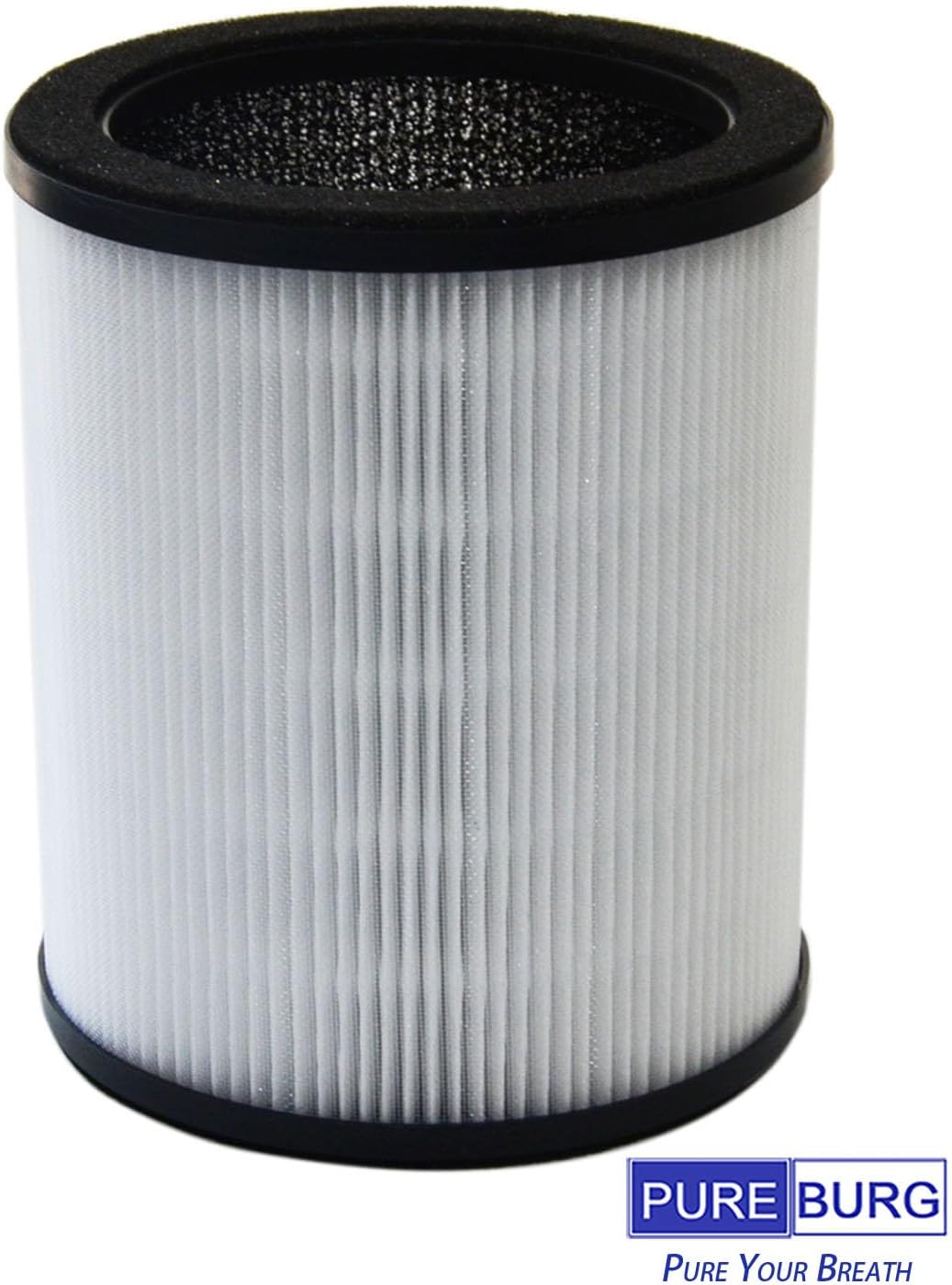 PUREBURG Replacement True HEPA Filter Compatible with Druiap KJ80 Air Purifier,Part# AF3080, H13 3-Stage Filtration High-efficiency Activated carbon 2-in-1 Air Clean Dust VOCs,2-Pack - Image 3