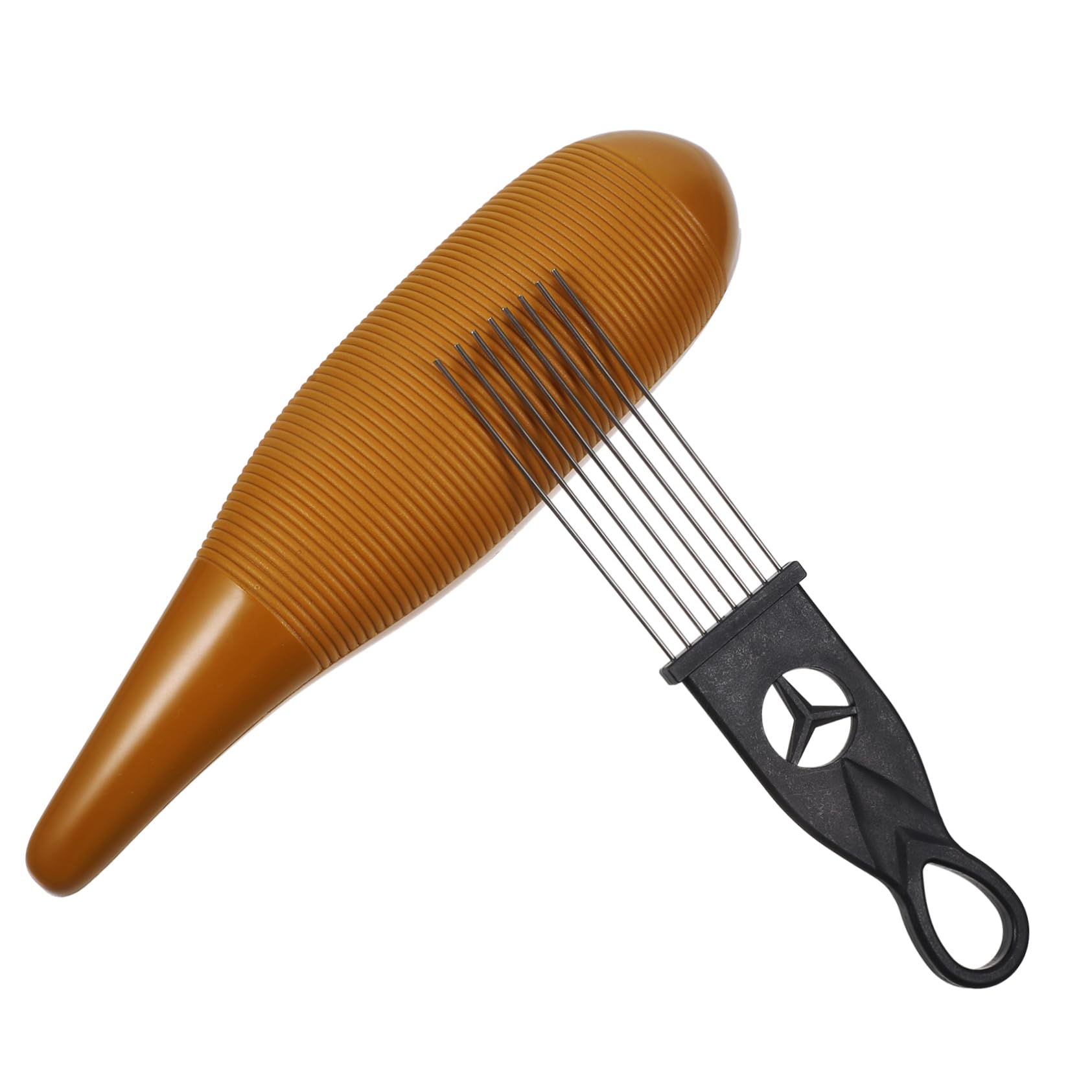 VANZACK 1 Set Fish Shaped Guiro Musical Instrument with Scraper for Durable Percussion for Early Education and Music Training Engaging Fun