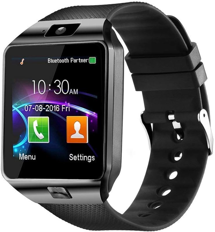 Tymu Smartwatch Bluetooth with Camera Sim Card Supported, Health Fitness Tracker Smart Watch for Mens Boys and Girls