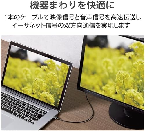 まぎまぎ 極細 スリム HDMIケーブル ハイスピード 4K対応 ARC対応 の商品画像 3