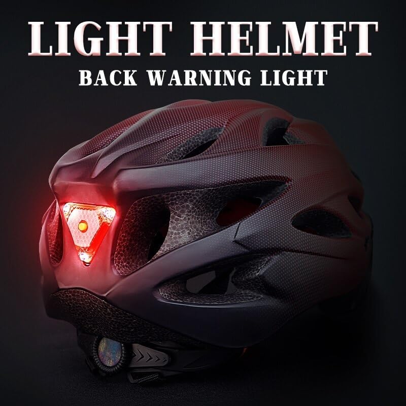 Casco bicicleta transpirable y colorido con iluminación LED integrada 3