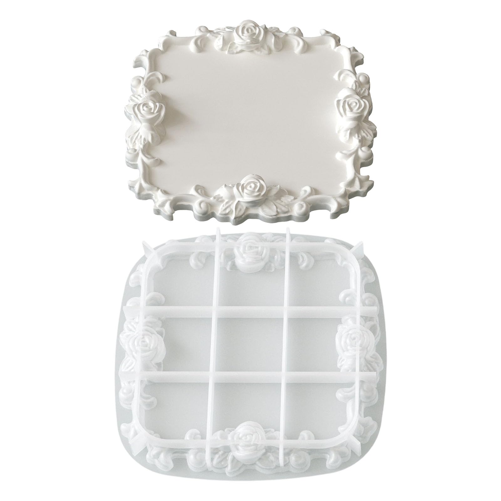Oxxggkao Flexible Silicone Ideal for Soap and Chocolate Craft Silicone Tray