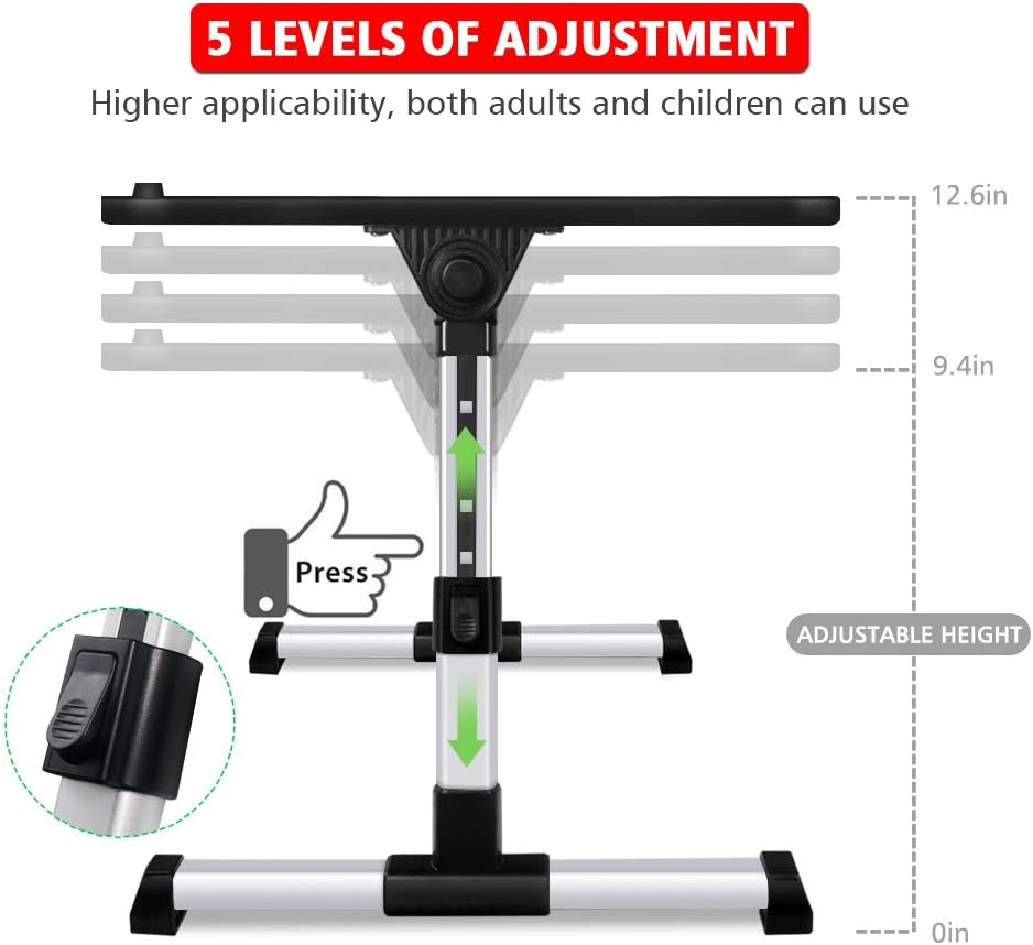 Exсluѕіvе Dіѕсоunt 90% Prісе LEYONA Bed Desk for Laptop, Portable Bed Table (1 Cooling Fan), 23.6 Adjustable Angle and Height laptop Stand with Foldable Legs, Laptop Table for Studying, Eating, Working on Bed/Office/Couch(Black) Flаѕh Dеаlѕ - 50% оƒƒ LEYONA Bed Desk for Laptop, Portable Bed Table (1 Cooling Fan), 23.6 Adjustable Angle and Height laptop Stand with Foldable Legs, Laptop Table for Studying, Eating, Working on Bed/Office/Couch(Black)