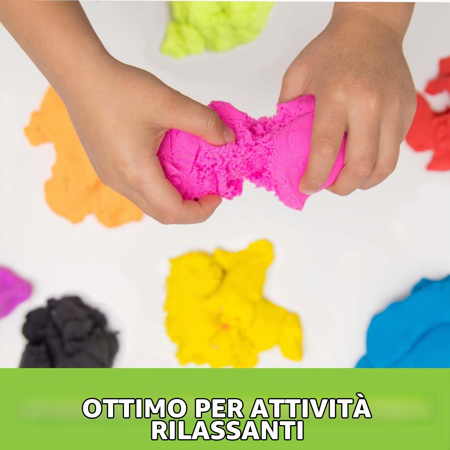 Learning Resources Sabbia di Playfoam, Confezione da 8, Confezione Combo, da strizzare, mischiare e Modellare, per Classi di Bambini in età prescolare, Regali per Bambini, di 3, 4, 5 Anni e Oltre