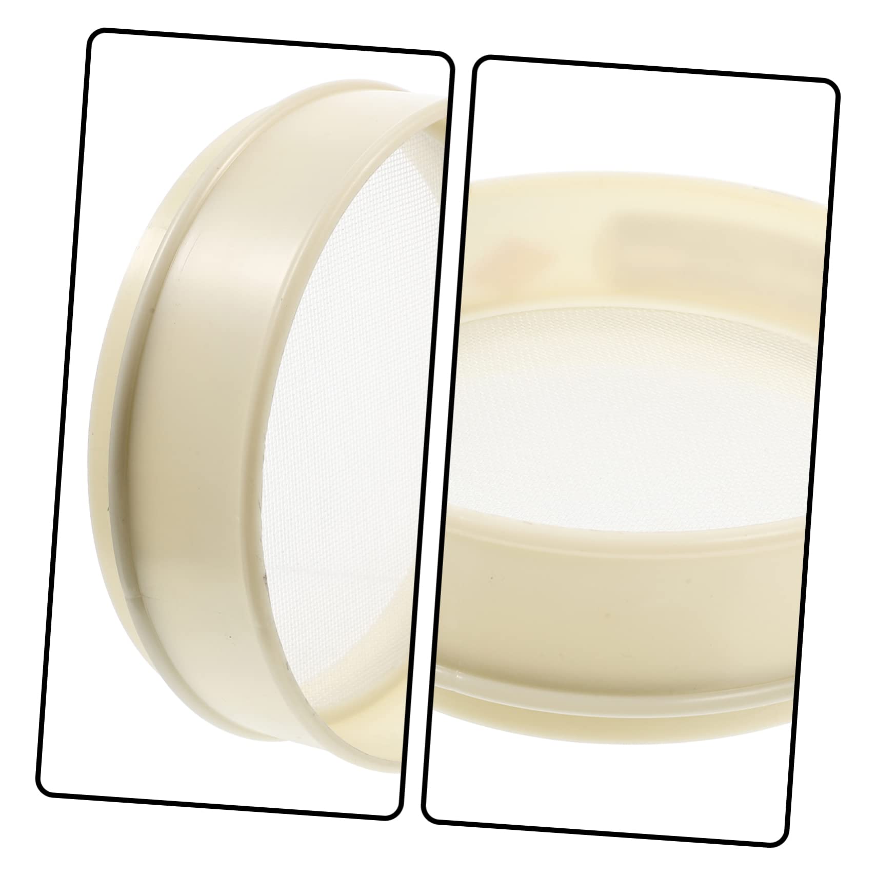 Balacoo Nylon Sieve for Soil Fine Mesh Sifter Gardening Tool Non-Spill Bowl Easy to Use