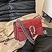 Elegant Crocodile Pattern Chain Crossbody Bag, Fashion Shoulder Purse with Textured Design, Casual Style