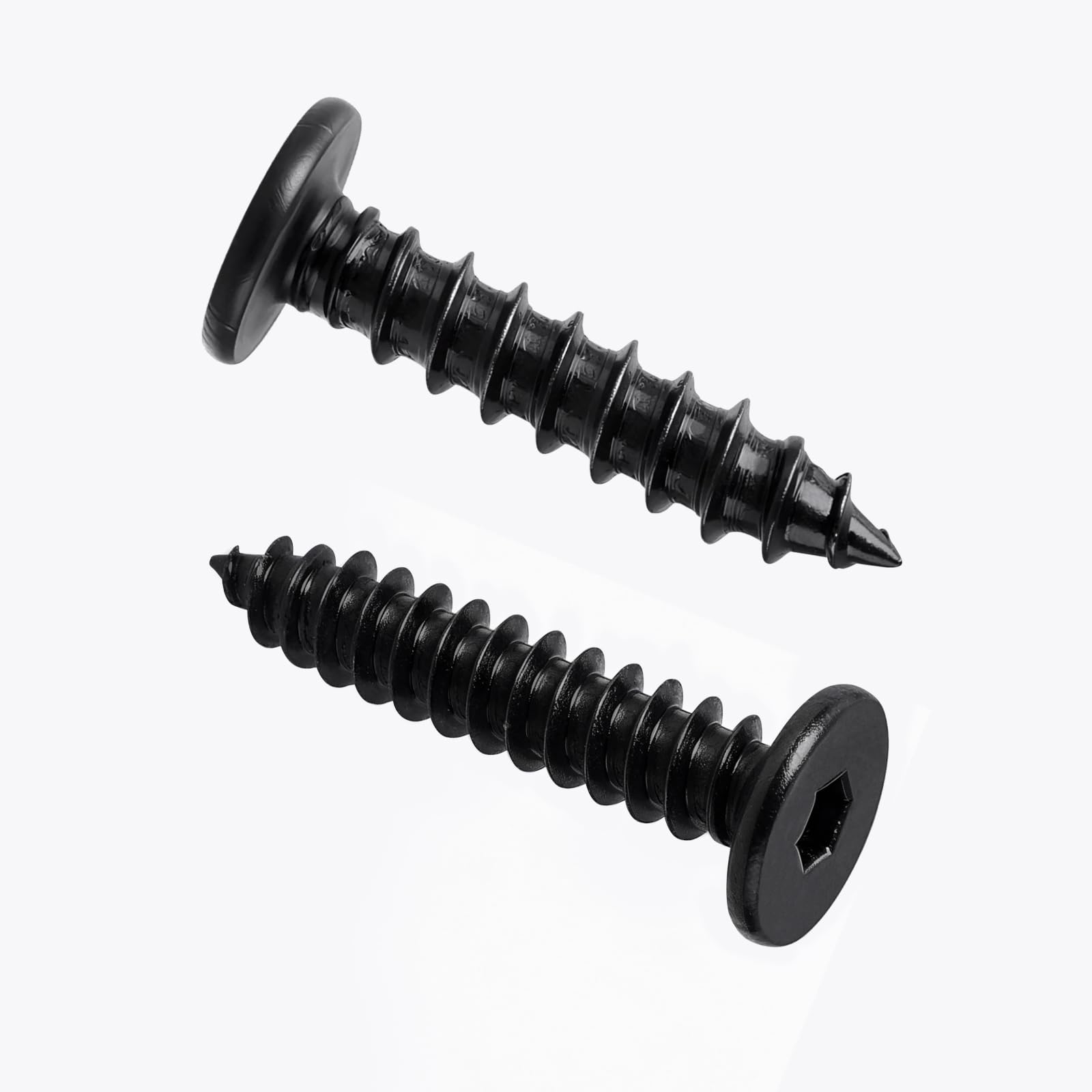 Viti autofilettanti a testa piatta M6 x 20 mm, 100 pezzi, HS/ZGLS