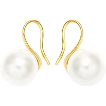 Pearl Earrings for Women, Elegant Dangle Pearl Earrings