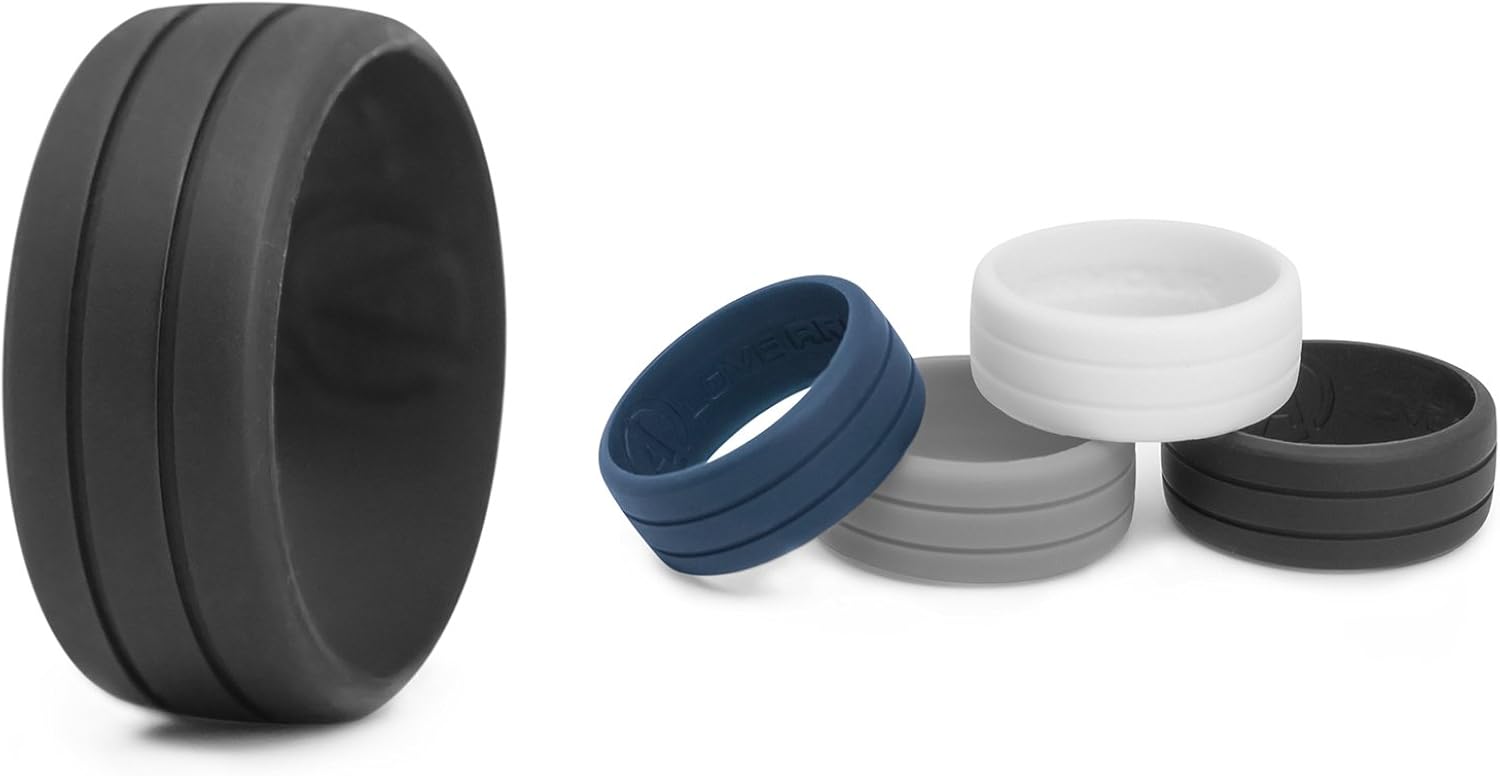 SILICONE WEDDING RING FOR MENDesigned For Safety And