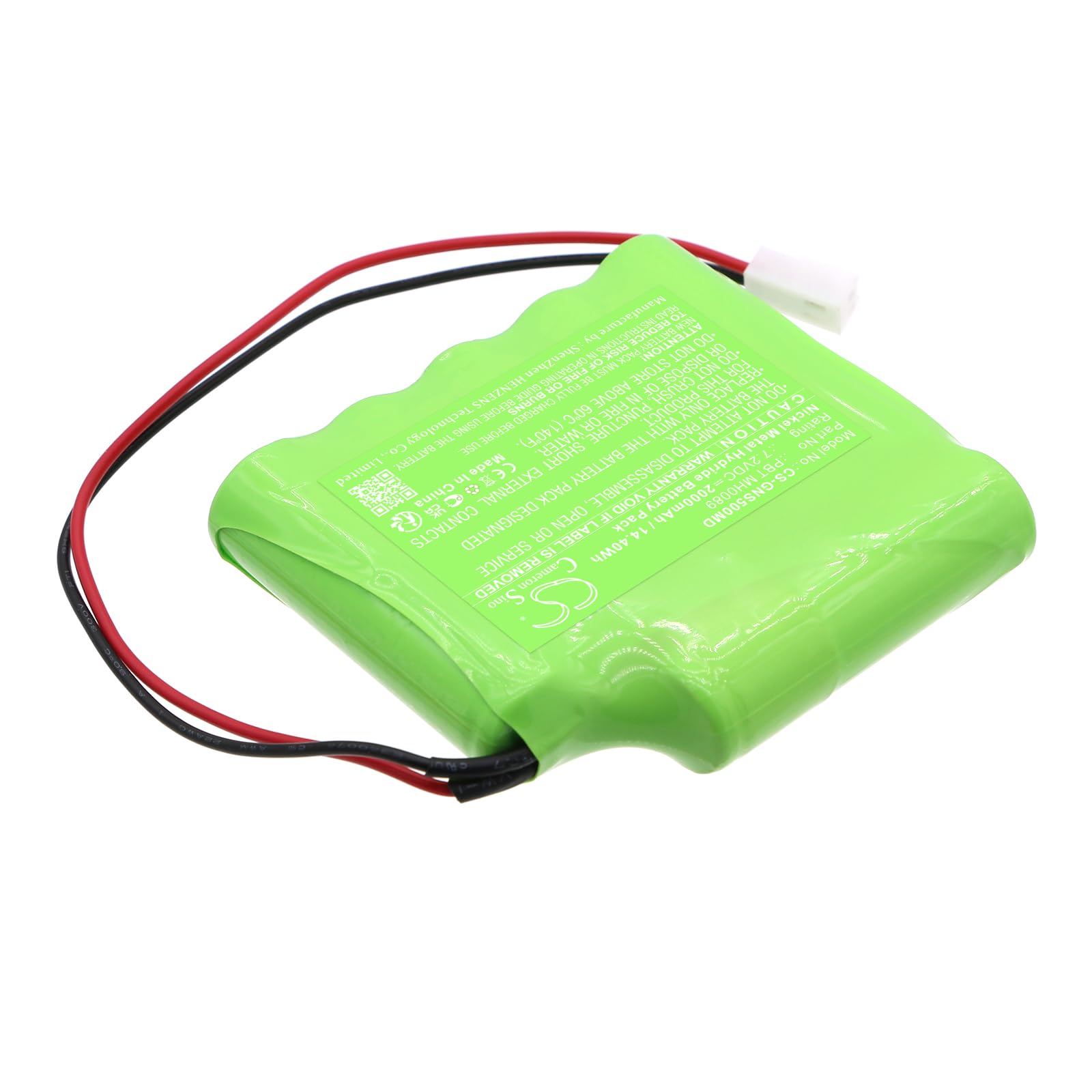 TECHTEK Batteria 2000mAh compatibile con [Globus] 3000 aktivieren, 500 aktivieren, 700 C 4CH, Genesy 1000, Genesy 1200, 1500, 300, 500, 600, Magnum XL Pro FBA