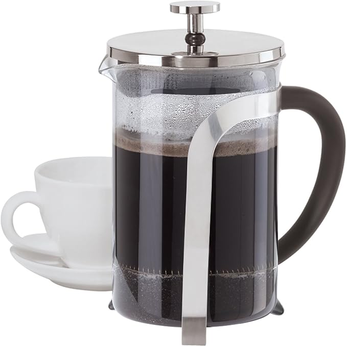 OGGI Stainless French Press, 3 Cup, Stainless Steel, Clear Amazon.ca