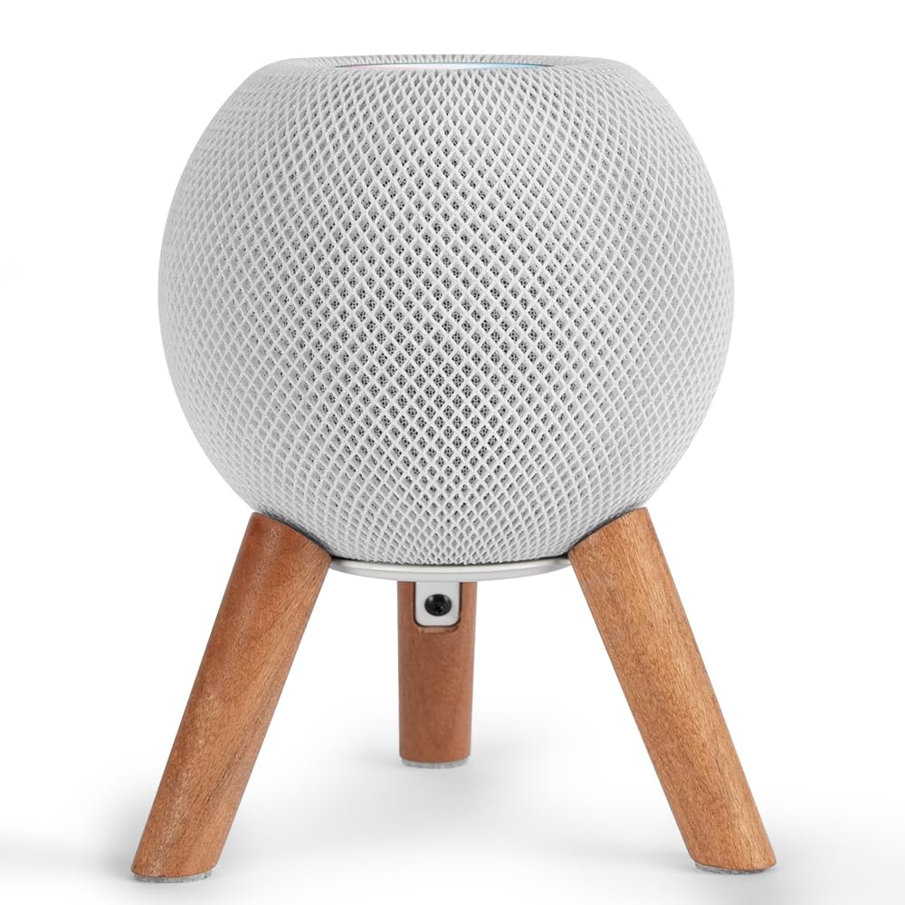 Amazon.com: GGMM Real Wood Stand for HomePod Mini, Mid-Century