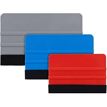 3 Pack Wallpaper Squeegee Set, Felt Edge Tool for Tint and Decals
