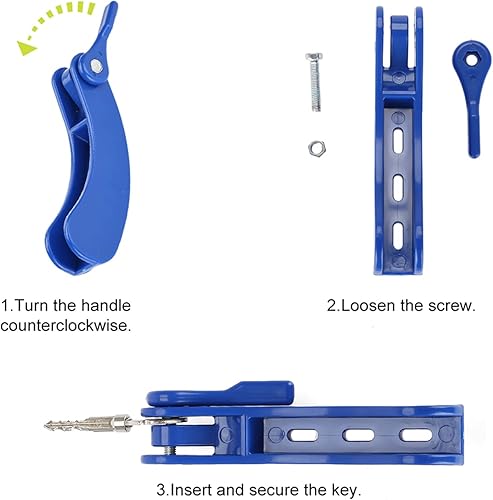 Miniatura 4 de Llave Turner con espacio para 2 llaves, dispositivo de agarre de llaves. Soporte para llave de asistencia de apertura de puerta con agarre para