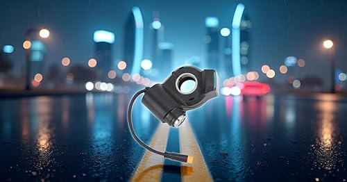 Miniatura 8 de Alomejor Interruptor de manillar eléctrico de 10 pulgadas, construcción ABS, impermeable, pantalla de alimentación de batería digital, reemplazo con