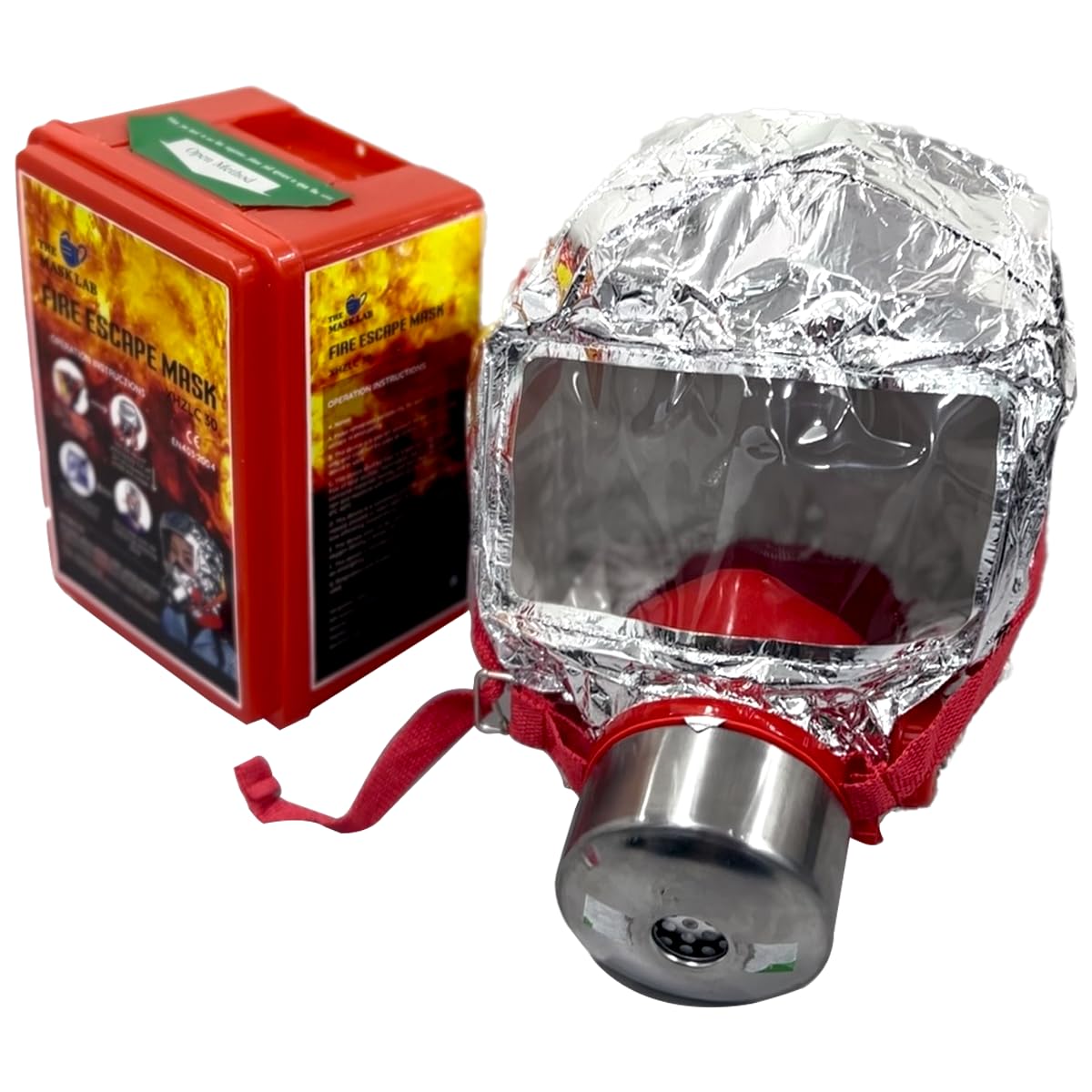 The Mask Lab - Fire Escape Mask - Round, Anti Fog, Heat Resistant