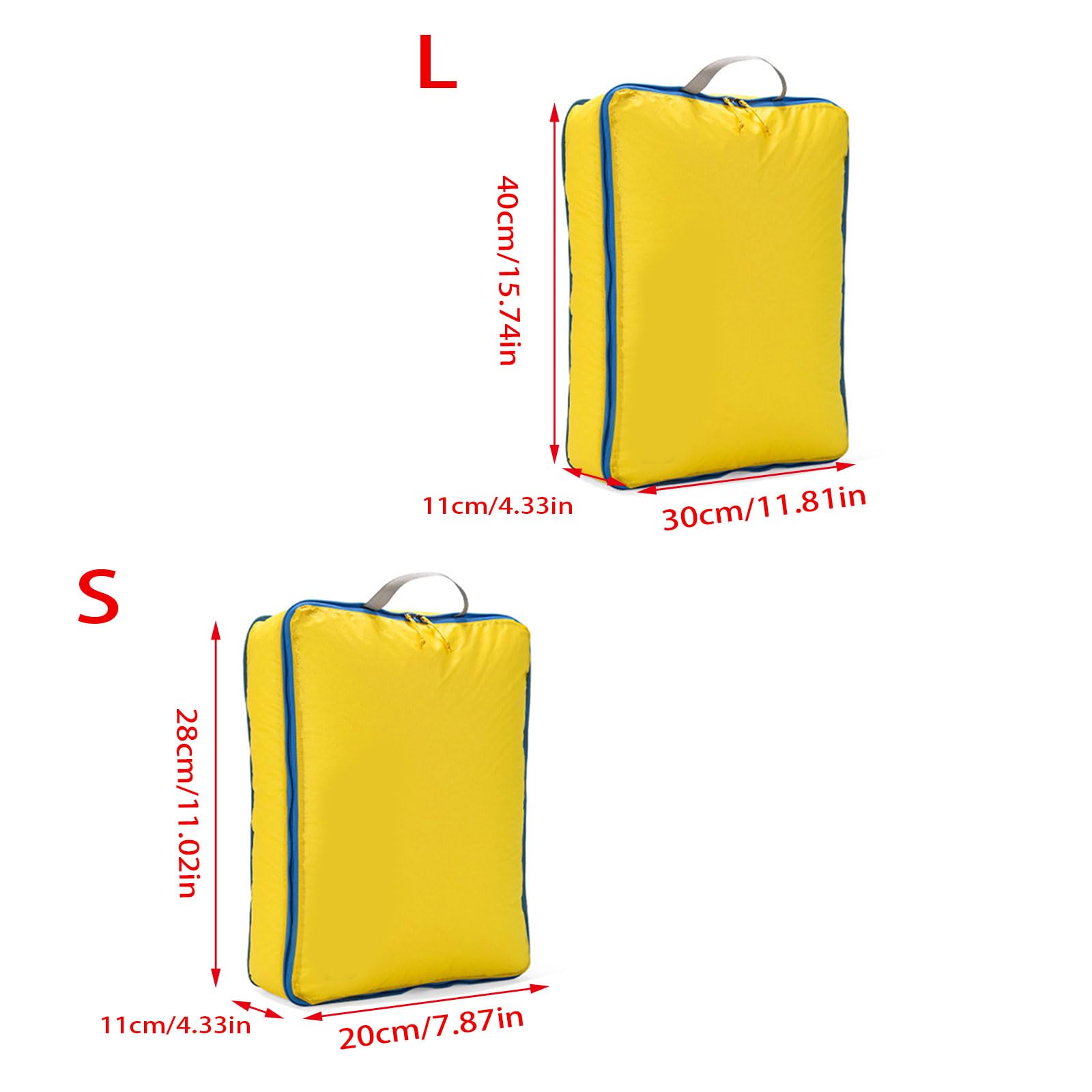 Organizzatori da viaggio multiuso sacchetti di stoccaggio a compressione sacchetto di stoccaggio in tessuto con cuciture rinforzate per un uso prolungato borse per bagagli sottili