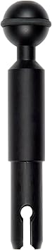 Ikelite 1" Mark II Ball with Extended Sensor Mount for Quick Release Handle | Underwater camera mounting with 1 inch ball and sensor attachment for stability, lighting and monitoring