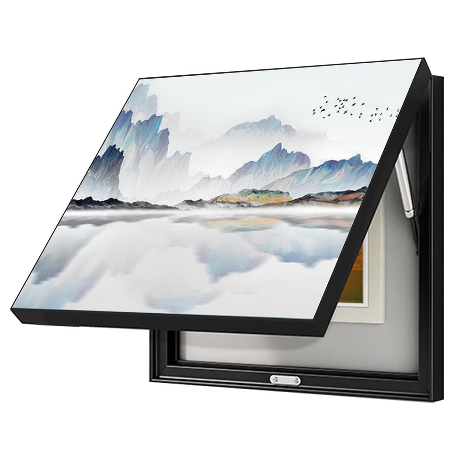 Panneau électrique décoratif au design durable avec vérin hydraulique