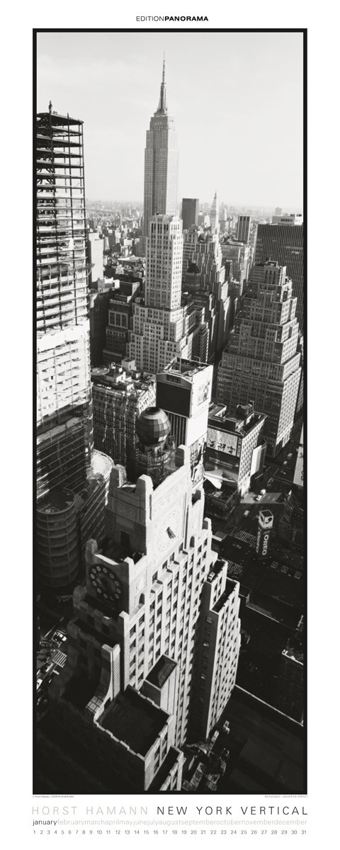 New York - Magnum Kalender immerwährend: Panorama Kalender m. immerwährendem Kalendarium