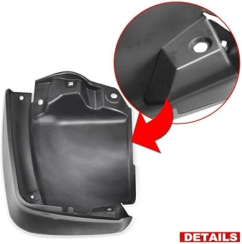 Mud Guard Front Rear Black PP for Honda Civic 2012-2015