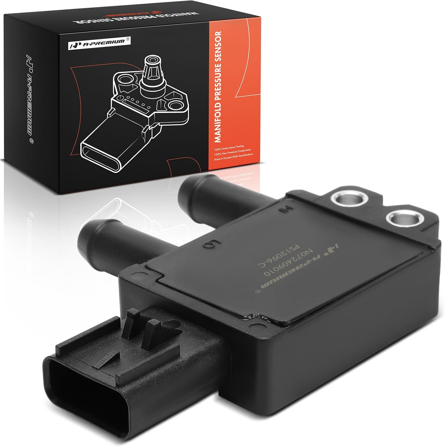 A-Premium Diesel Particulate Filter Pressure Sensor [4 Pins] Compatible with Ram 2500 3500 4500 5500, 2019 2020 2021 2022 2023, 6.7L