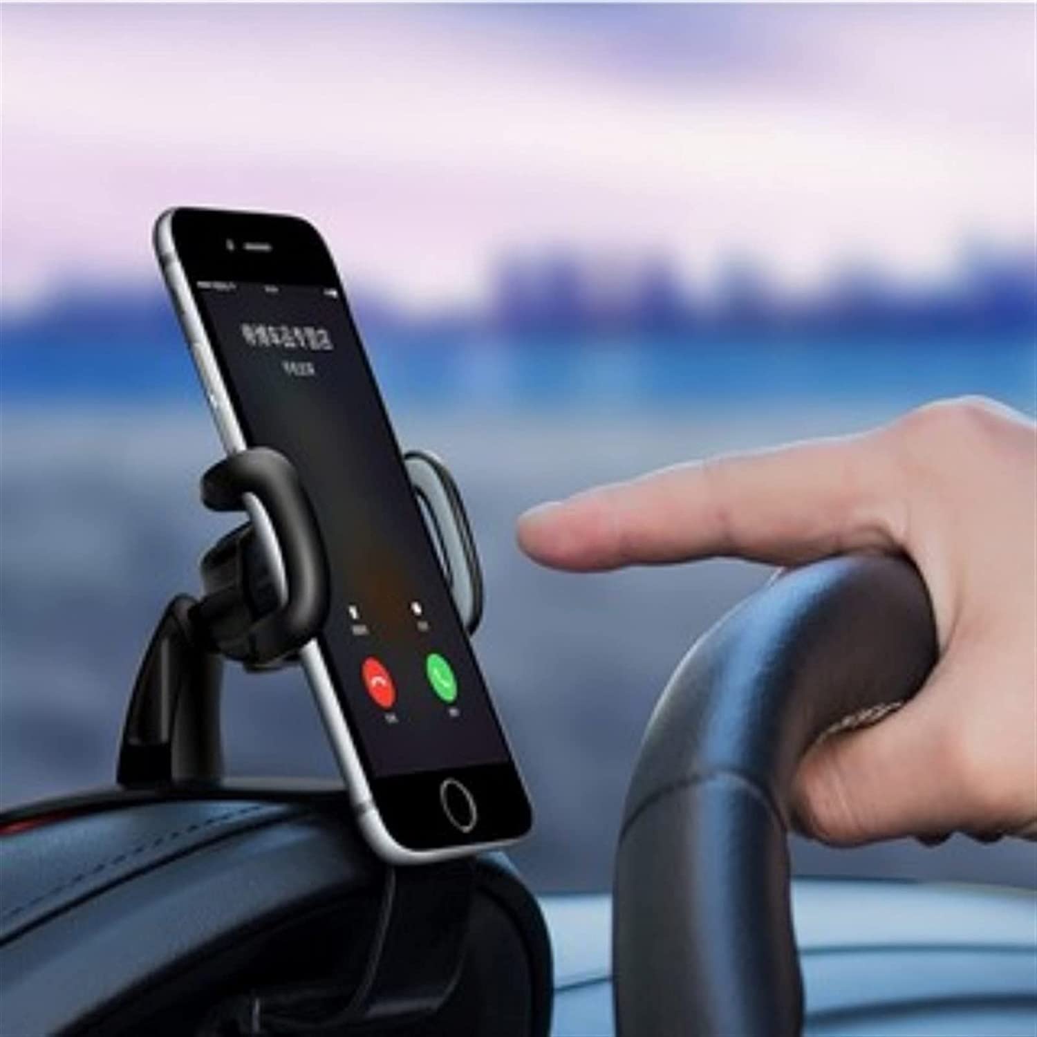 Porta Cellulare Auto, Supporto per cruscotto per auto Supporto per telefono Supporto per clip su supporto Supporto per supporto GPS per cellulare universale Supporto per clip girevole per telefono cel