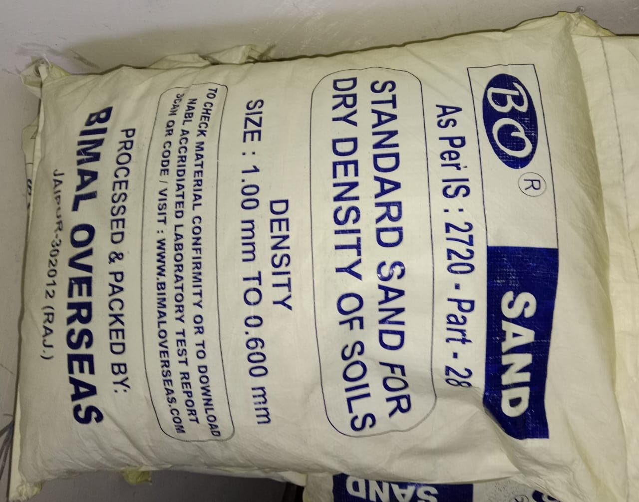 Standard Sand for Sand Replacement Test – 1mm to 500 Micron | Graded Sand for Soil Field Density Test as per IS Standards | Lab & Site Use – 25 Kg Pack-image-31