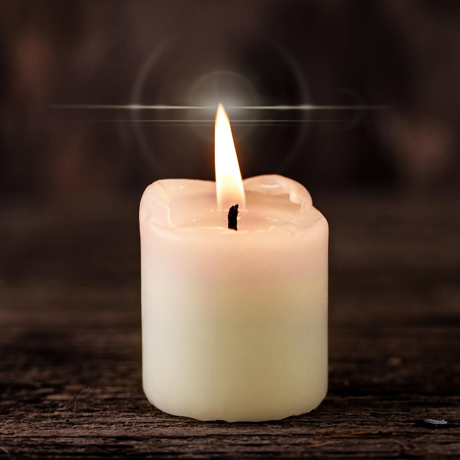 COM-FORT HOUSE- Velas Blancas | Pack velas de 6 Unidades | Velas 6x7cm | Tealight | Velas Decorativas Sin Perfume |