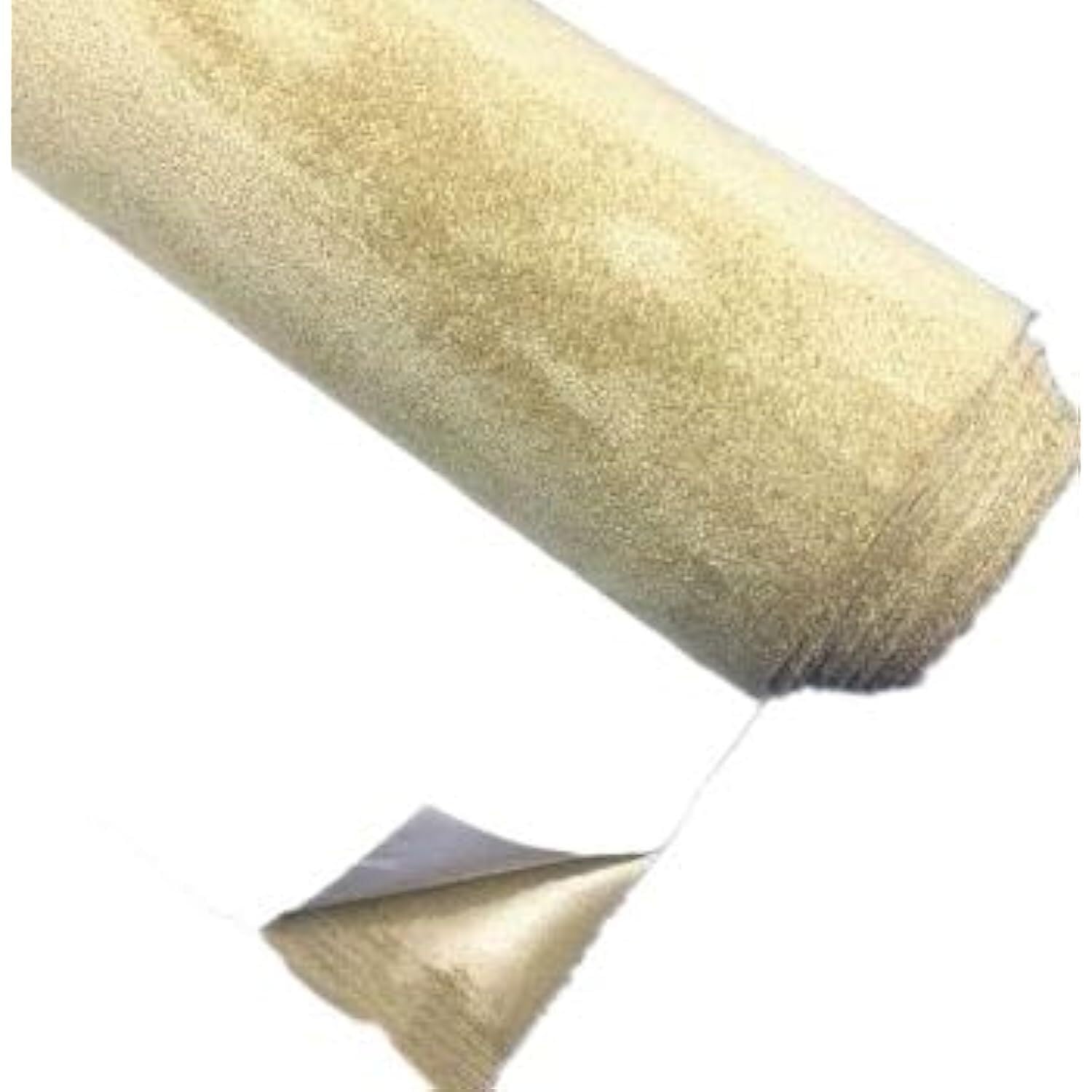 Car Headliner Fabric, Self-Adhesive Interior Repairing Atch 4-Side Elastic Cloth Roof Repair Sofa(Yellow,50cm x 100cm)