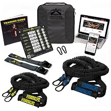 Crossover Symmetry Black Out Shoulder System Includes Two Sets of Resistance Bands Attachments Training Guide Exercise Chart Online Workouts for Home Fitness & Rehab