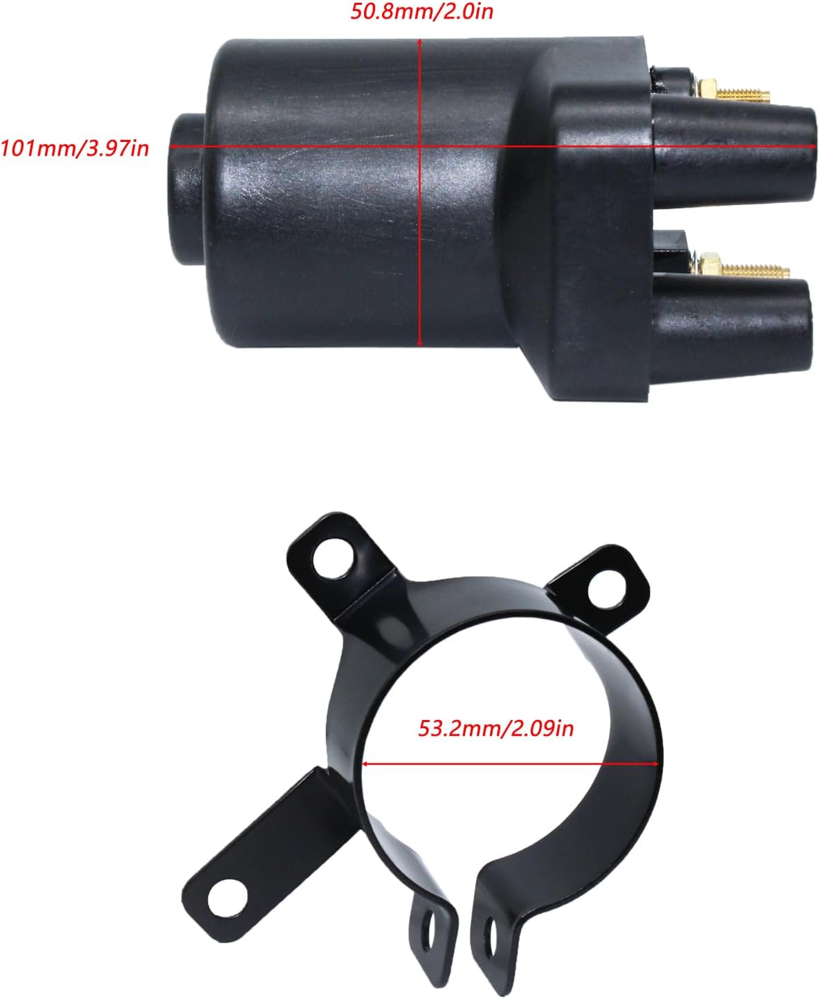 166-0772 Ignition Coil Compatible for Onan Points Models BF B43 B48 NHC CCK Onan P218G P220G P224G Replaces 166-0820 HE541-0522 166-0804 166-0648 He166-0761