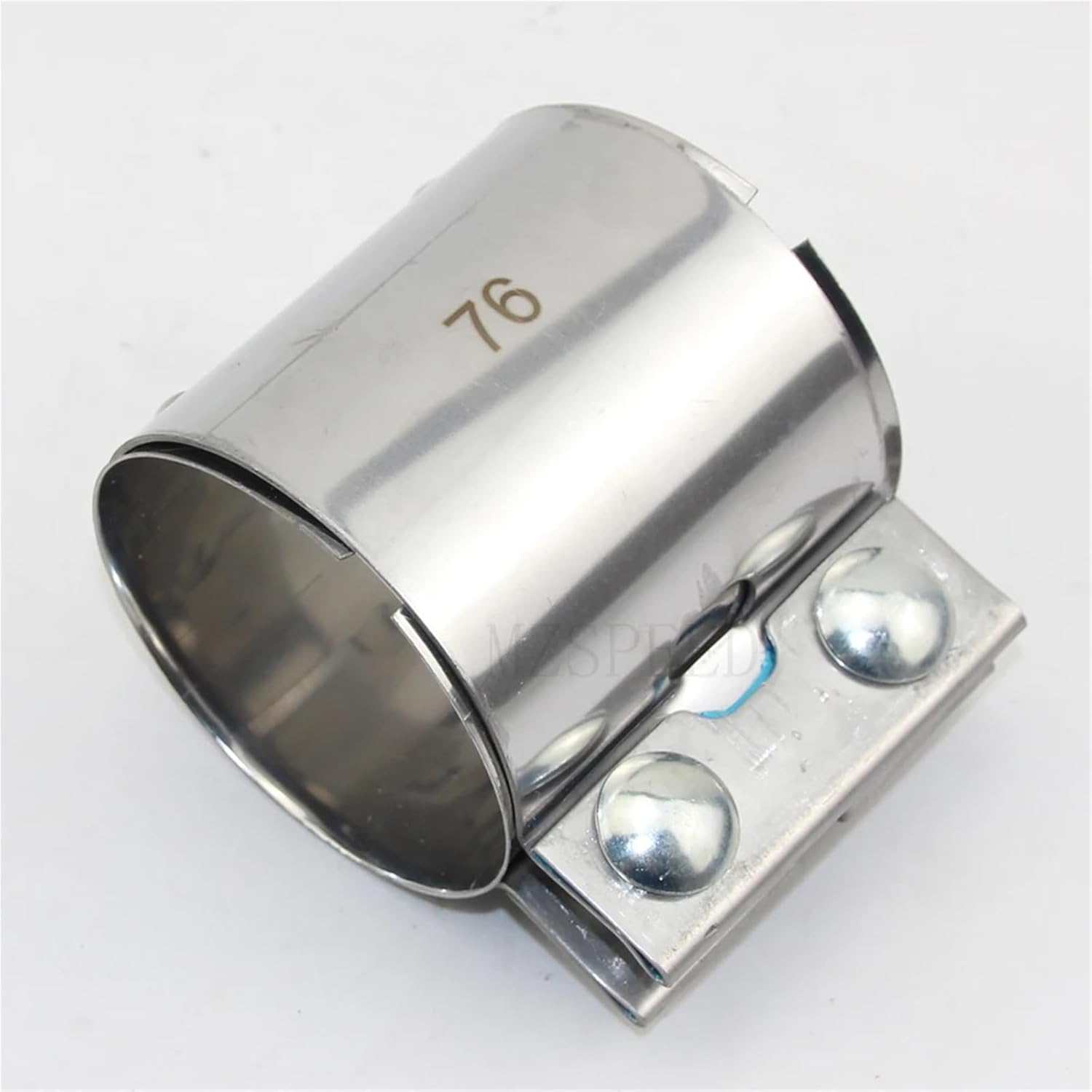 1pc 304 stainless steel pipe clamp Round pipe fastening fittings Strong butt fitting General hoop length 88mm(55mm)