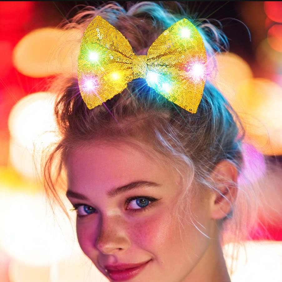 Pince à cheveux lumineuse pour ne plus manquer d'originalité avec votre costume de festival